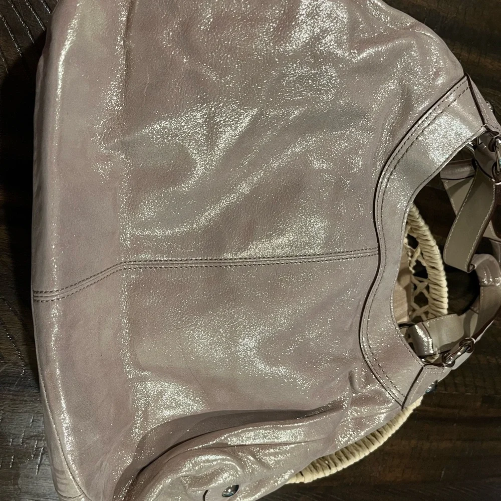 Coach Metallic Pink Shoulder Bag - Picture 6 of 12